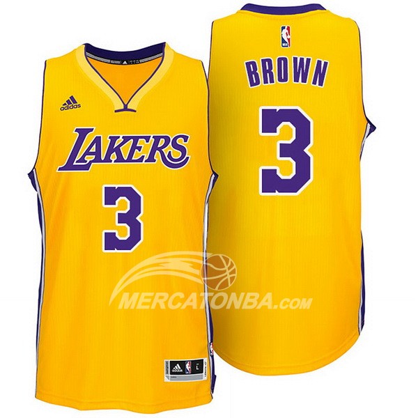Maglia NBA Brown Los Angeles Lakers Amarillo